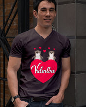 Load image into Gallery viewer, Couple Otter Valentine's Day Gift For Otter Lovers Guys V-Neck