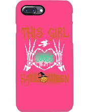 Load image into Gallery viewer, This Girl Loves Halloween Gift For Girls Phone case