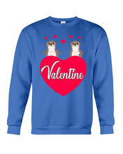 Load image into Gallery viewer, Couple Otter Valentine's Day Gift For Otter Lovers Sweatshirt