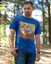 Load image into Gallery viewer, Three Cute Shih Tzu In Bag Gift For Dog Lovers Guys Tee