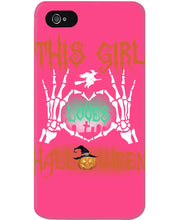 Load image into Gallery viewer, This Girl Loves Halloween Gift For Girls Phone case