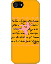 Load image into Gallery viewer, Ballet Words Pink Pattern Gift For Ballet Dancer Phone case