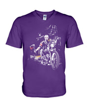 Load image into Gallery viewer, You're Not Alone Motorcycle Axe Gift For Men Guys V-Neck