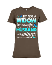 Load image into Gallery viewer, I'm A Wife Husband With Wings Trending Ladies Tee