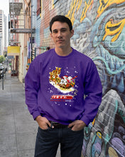 Load image into Gallery viewer, Baseball Xmas Sleigh Loading Gift For Baseball Lovers Sweatshirt