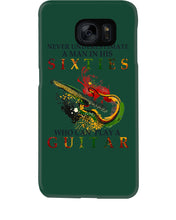 Load image into Gallery viewer, Never Underestimate A 60 Year Old Man Can Play A Guitar Phone case