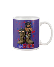 Load image into Gallery viewer, Rottweiler Shoes Armerican Army Gift For Dog Lovers Mug