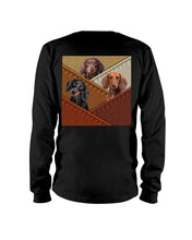 Load image into Gallery viewer, Three Cute Shih Tzu In Bag Gift For Dog Lovers Unisex Long Sleeve