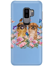 Load image into Gallery viewer, Pekingese With Peonies Gift For Dog Lovers Phone case