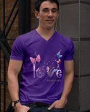 Load image into Gallery viewer, Love Butterflies Grandma Life Gift For Grandma Guys V-Neck