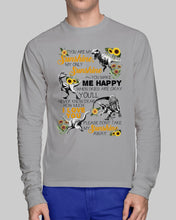 Load image into Gallery viewer, My Only Sunshine Make Me Happy Special Custom Design Unisex Long Sleeve