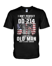 Load image into Gallery viewer, I Ain't Perfect But I Do Have A DD-214 For An Old Man Trending Guys V-Neck