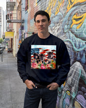 Load image into Gallery viewer, American Flag Sky Flower German Shepherd Gift For Dog Lovers Sweatshirt