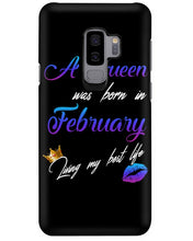 Load image into Gallery viewer, A Queen Was Born In February Birthday Gift Phone case