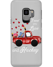 Load image into Gallery viewer, All I Need Are Love And Hockey Gift For Hockey Players Phone case