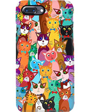 Load image into Gallery viewer, Colorful Cartoon Cat Face Gift For Cat Lovers Phone case