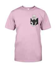 Load image into Gallery viewer, Cat In Your Front Pocket Great Gift For Cat Lovers Guys Tee
