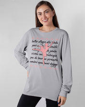Load image into Gallery viewer, Ballet Words Pink Pattern Gift For Ballet Dancer Unisex Long Sleeve