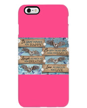 Load image into Gallery viewer, Do What Makes You Happy With Bats Gift For Girls Phone case