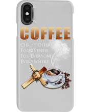Load image into Gallery viewer, Coffee Christ Offers Forgiveness For Everyone Everywhere Phone case