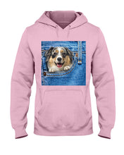 Load image into Gallery viewer, Australian Shepherd In Denim Pocket Gift For Dog Lovers Hoodie