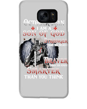Load image into Gallery viewer, October Man Son Of God Birthday Meaningful Gift For Men Phone case
