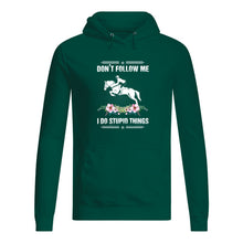 Load image into Gallery viewer, Don't Follow Me I Do Stupid Things Gift For Men Hoodie