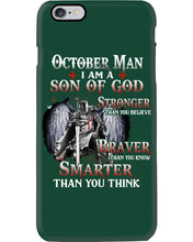Load image into Gallery viewer, October Man Son Of God Birthday Meaningful Gift For Men Phone case