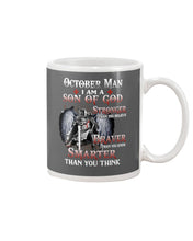 Load image into Gallery viewer, October Man Son Of God Birthday Meaningful Gift For Men Mug