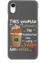 Load image into Gallery viewer, The Quarantine Time With Yarn And Coffee Gift For Women Phone case