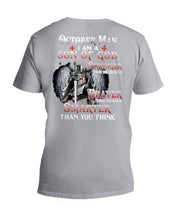 Load image into Gallery viewer, October Man Son Of God Birthday Meaningful Gift For Men Guys V-Neck