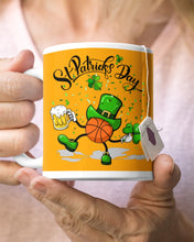 Load image into Gallery viewer, Basketball Saint Patrick's Day Gift For Basketball Lovers Mug