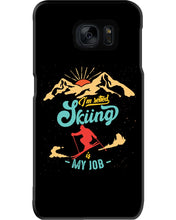 Load image into Gallery viewer, I'm Retired Skiing Is My Job Mountainous Terrain Phone case