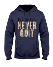Load image into Gallery viewer, Baseball Hustle Hit Never Quit Gift For Lovers Hoodie