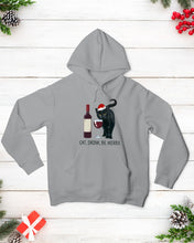 Load image into Gallery viewer, Cat Drink And Be Merry Meaningful Gift For Women Hoodie