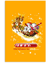 Load image into Gallery viewer, Baseball Xmas Sleigh Loading Gift For Baseball Lovers Vertical Poster