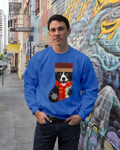 Load image into Gallery viewer, Santa Border Collie In Stock Gift For Dog Lovers Sweatshirt