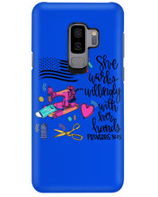 Load image into Gallery viewer, She Works Willingly With Her Hands Gift For Sew Lovers Phone case