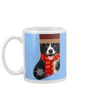 Load image into Gallery viewer, Santa Border Collie In Stock Gift For Dog Lovers Mug