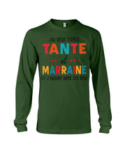 Load image into Gallery viewer, J'ai Deux Titres Tante Et Marraine Gift For Women Unisex Long Sleeve
