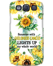 Load image into Gallery viewer, Someone With Childhood Cancer Lights Up My Whole World Trending Phone case