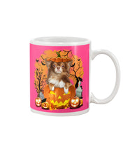 Load image into Gallery viewer, Chihuahua Book Pumpkin Halloween Gift For Dog Lovers Mug