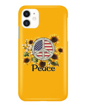 Load image into Gallery viewer, Peace Sign Sunflower Birthday Gift For Girls Phone case
