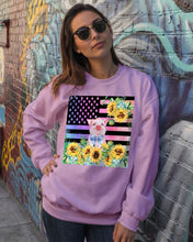 Load image into Gallery viewer, Pig America Flag Sunflower Special Custom Design Sweatshirt
