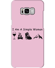 Load image into Gallery viewer, Simple Woman Loves Wine Camping Shoes And Climbing Phone case