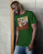 Load image into Gallery viewer, Three Cute Shih Tzu In Bag Gift For Dog Lovers Guys Tee