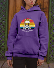 Load image into Gallery viewer, I Do What I Want Skull Sunflower Special Custom Design Hoodie