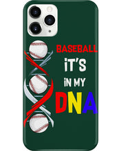 Load image into Gallery viewer, Baseball Be My DNA Gift For Sport Lovers Phone case