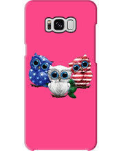 Load image into Gallery viewer, Lovely Phone Case Three Owl With US Flag Gift For Owl Lovers Phone case