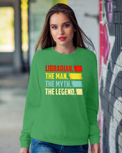 Load image into Gallery viewer, Vintage Funny Librarian The Man The Myth The Legend Gift For Friends Sweatshirt